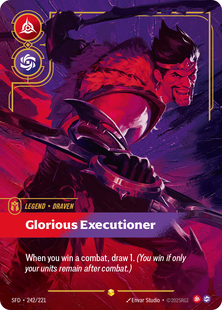 Glorious Executioner (Draven) legend card