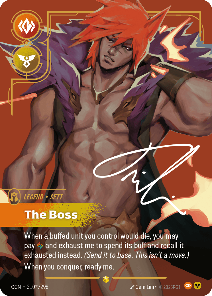 The Boss (Sett) legend card