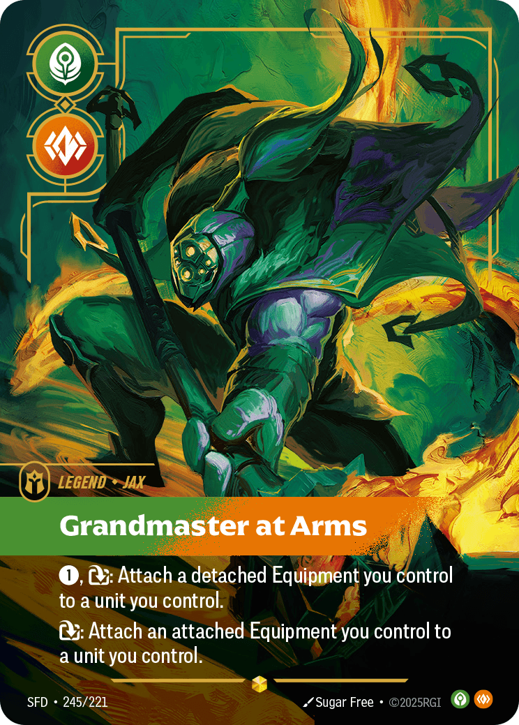 Grandmaster at Arms (Jax) legend card