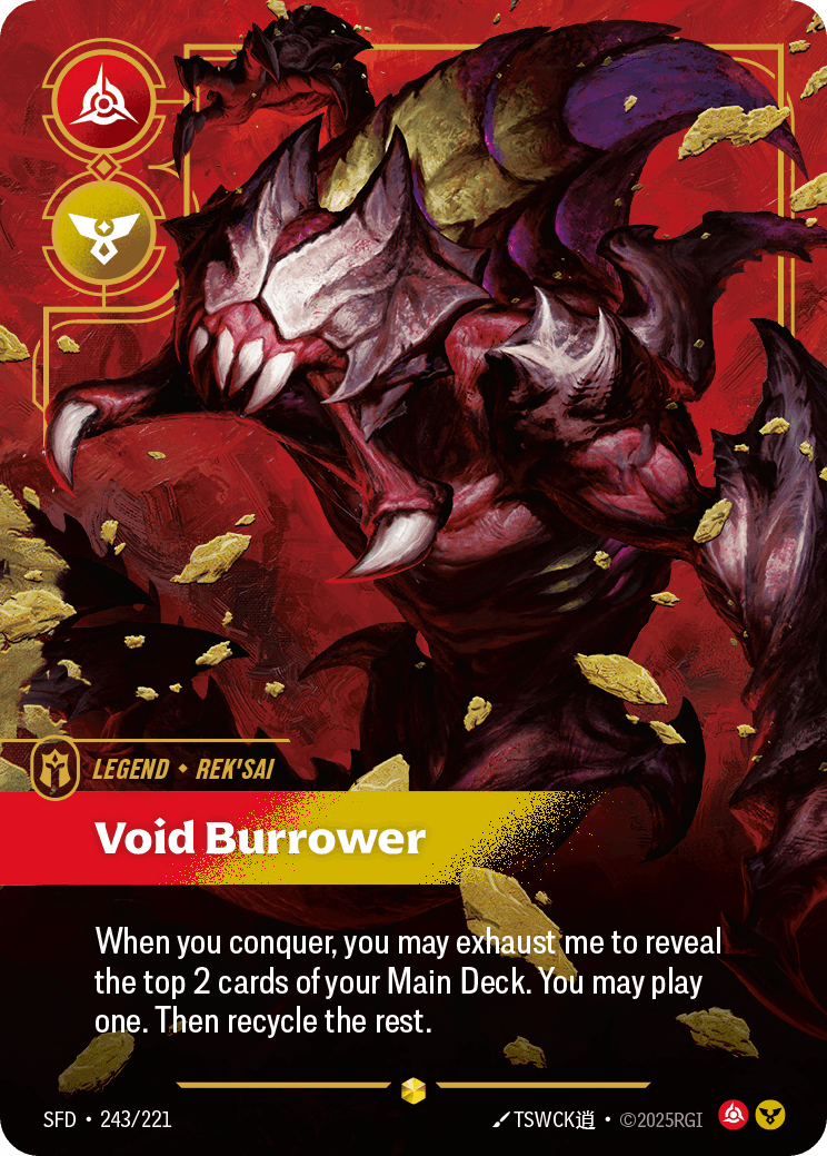 Void Burrower (Rek'Sai) legend card