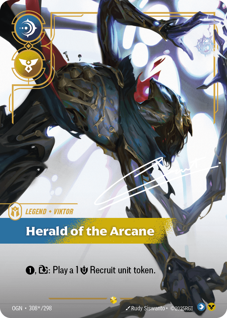 Herald of the Arcane (Viktor) legend card
